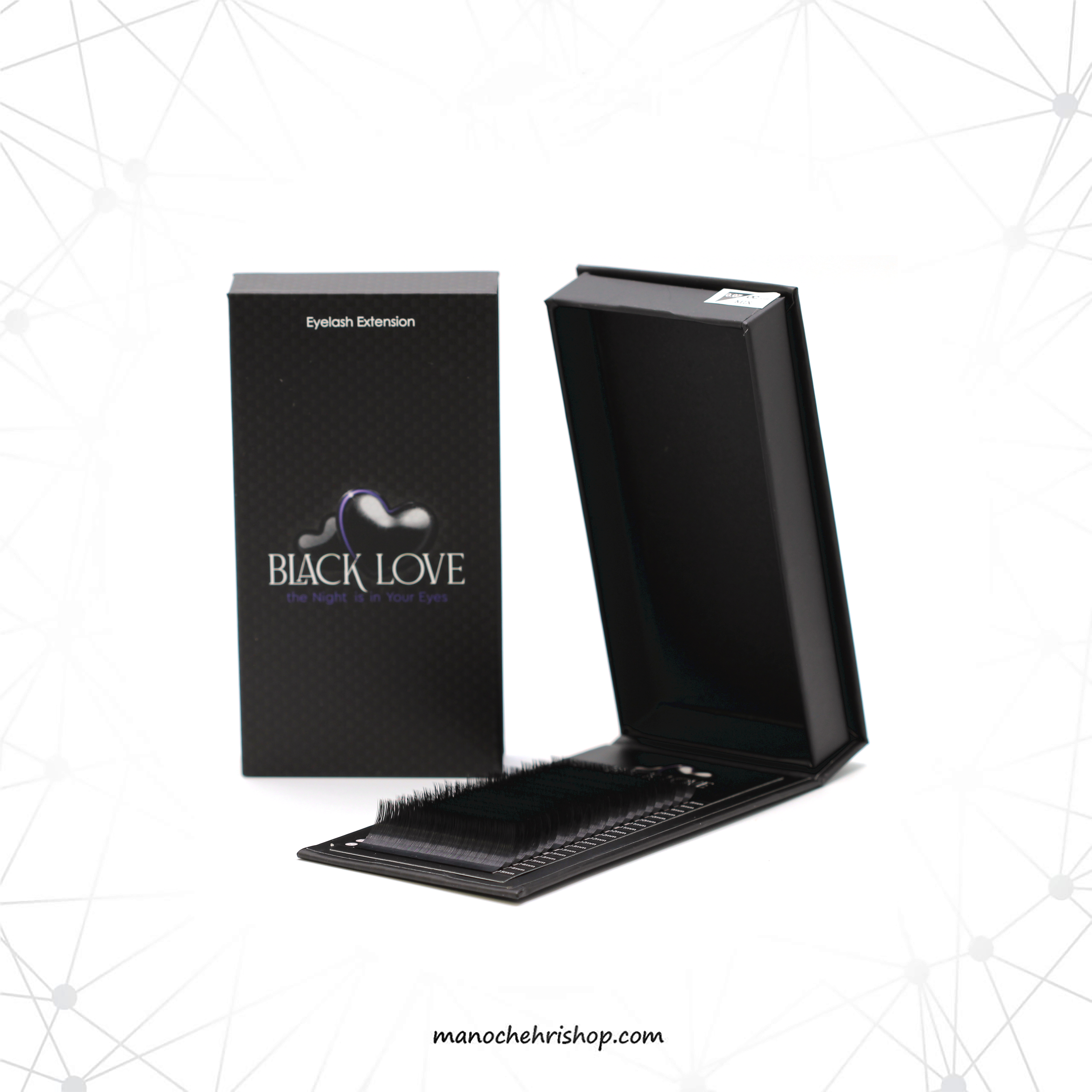 پالت مژه (میکس) 20 لاین بلک لاو