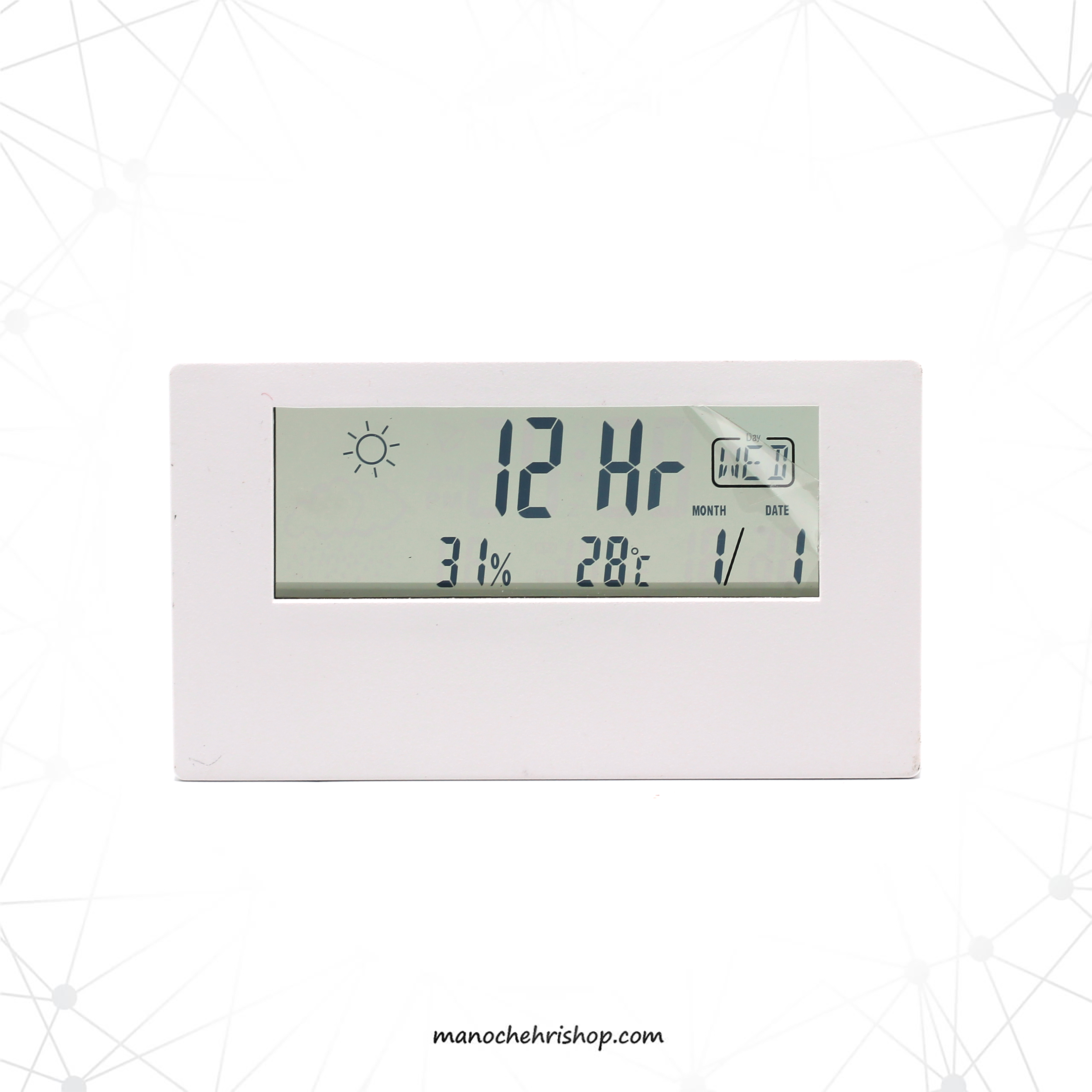 دما سنج مستطیلی رو میزی